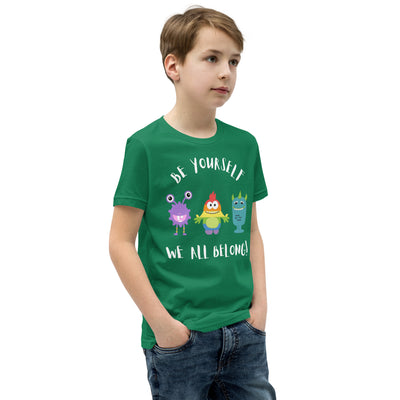 Be Yourself - Little Monsters Youth Short Sleeve T-Shirt