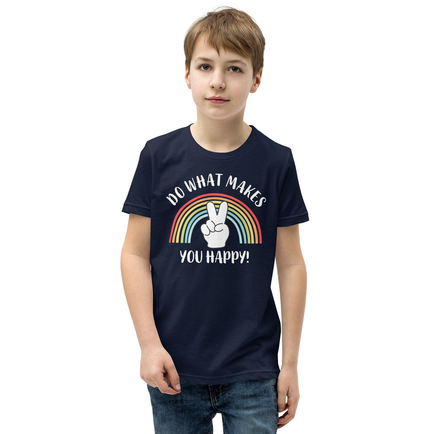 Do What Makes You Happy Youth Short Sleeve T-Shirt