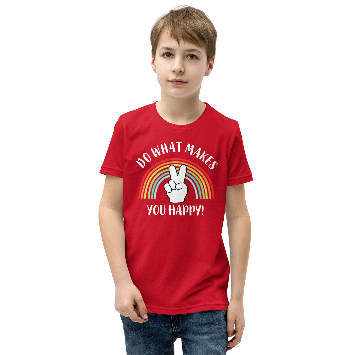 Do What Makes You Happy Youth Short Sleeve T-Shirt