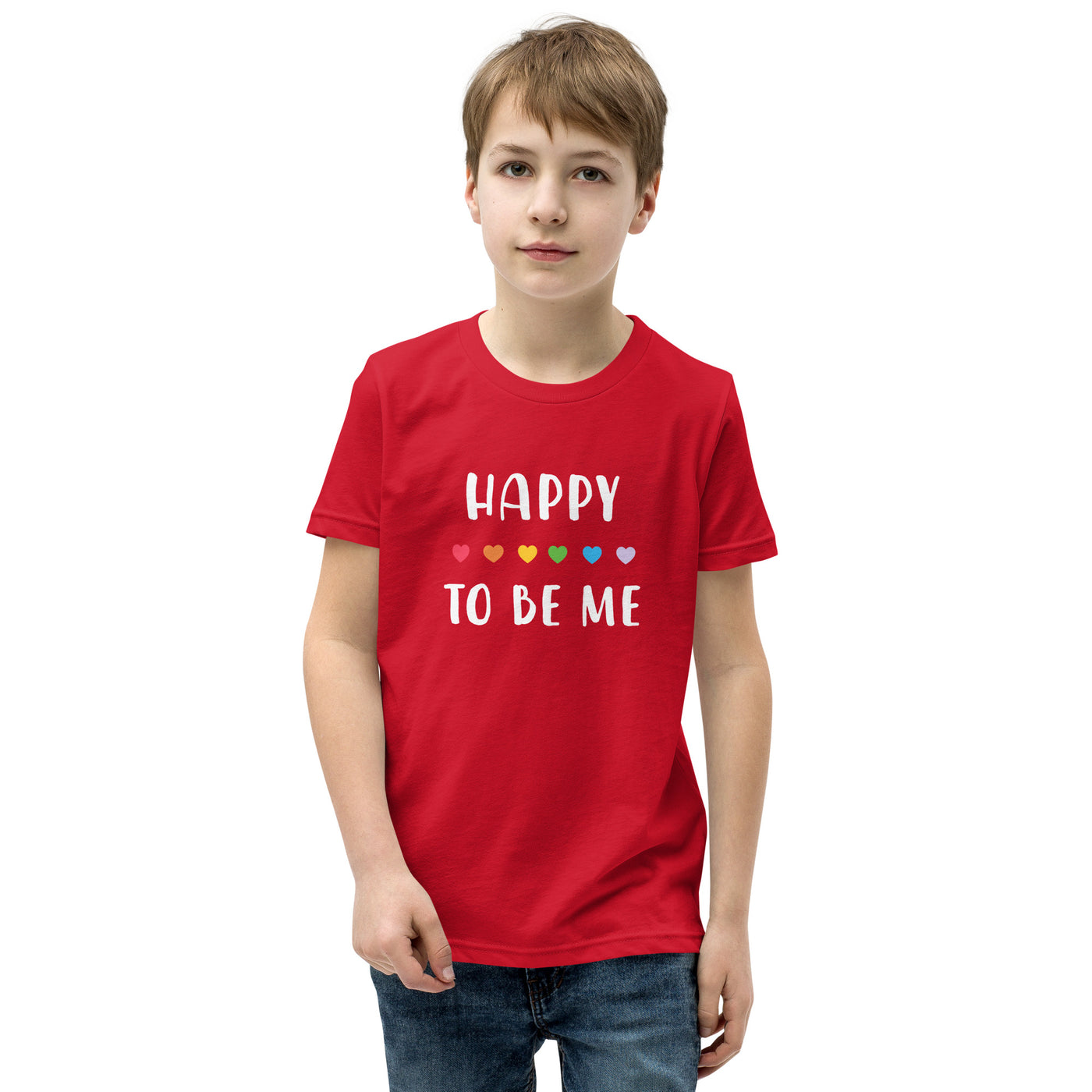 Happy To Be Me Youth Short Sleeve T-Shirt