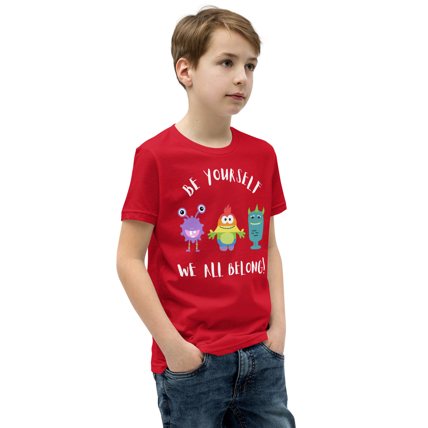 Be Yourself - Little Monsters Youth Short Sleeve T-Shirt