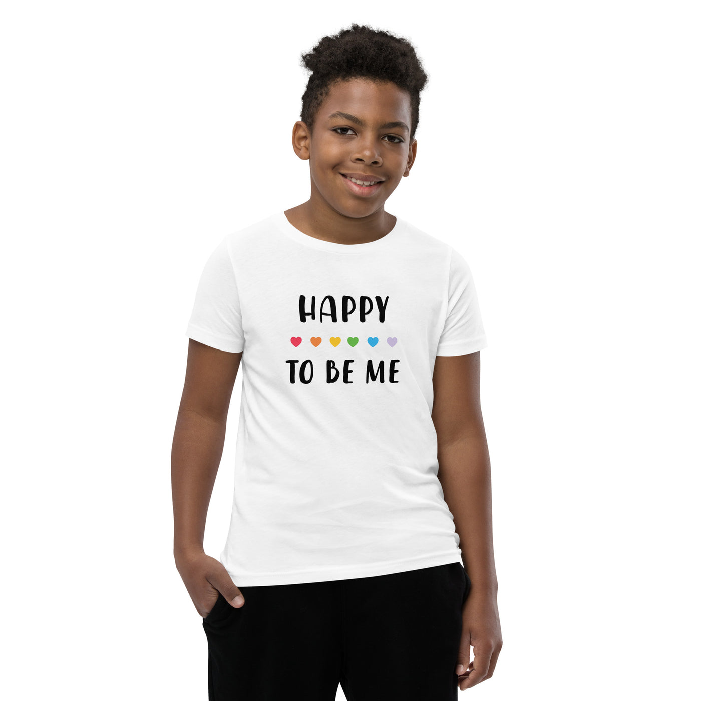 Happy To Be Me Youth Short Sleeve T-Shirt