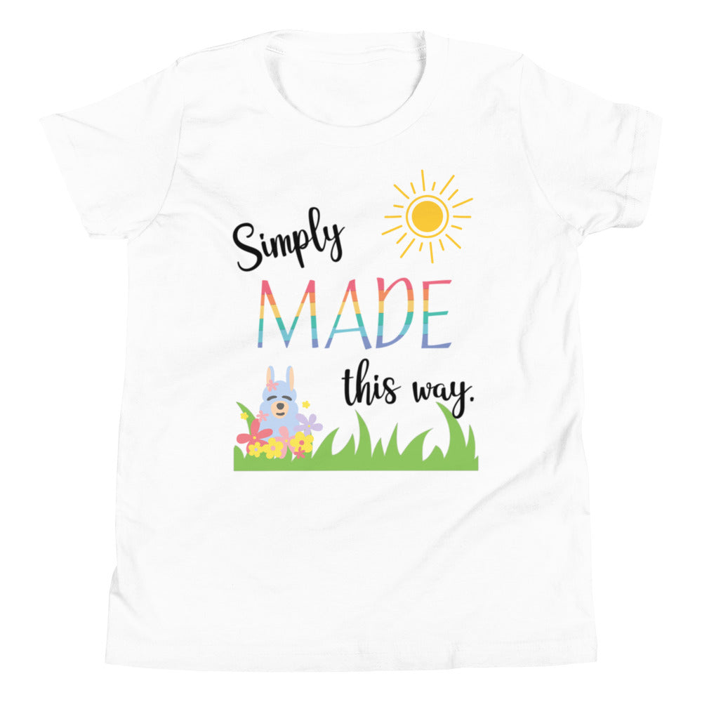 Simply Made This Way - Llama Youth Short Sleeve T-Shirt